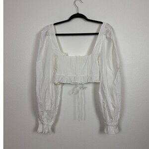 For Love & Lemons Women's White Blouse